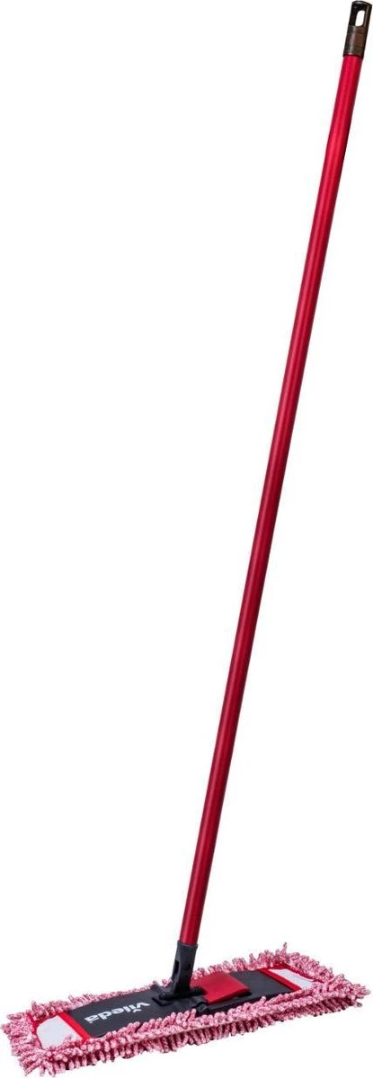 Vileda Stijl Chenille Vloerwissersysteem: Dweil Met Handvat 3D Microvezel - Red 7 Vileda Stijl Chenille Vloerwissersysteem: Dweil Met Handvat 3D Microvezel - Red - Afbeelding 7