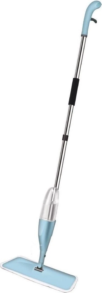 2Clean Vloermop Met Spray - Microvezel Doek - Blauw/Wit 12 2Clean Vloermop Met Spray - Microvezel Doek - Blauw/Wit - Afbeelding 12