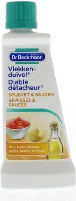 Dr. Beckmann Vlekkenduivel Spijsvet & Sauzen 50 Ml -Schoonmaakmiddelen 458x1200
