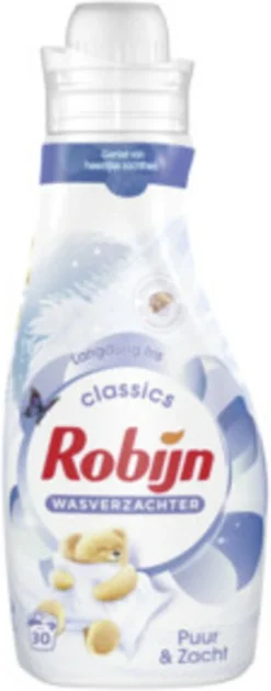 Robijn Puur & Zacht Wasverzachter - 8 X 30 Wasbeurten - Voordeelverpakking -Schoonmaakmiddelen 471x1200 3