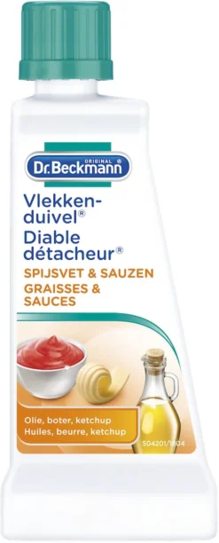 Dr. Beckmann Vlekkenduivel Spijsvet & Sauzen 50 Ml -Schoonmaakmiddelen 484x1200 2
