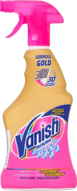 Vanish Oxi Action Gold Vlekverwijderaar Spray - 500ml X2 -Schoonmaakmiddelen 486x1200
