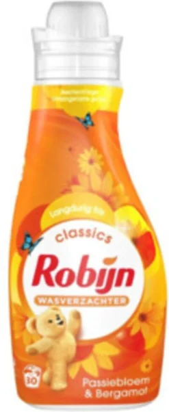 Robijn Classics Passiebloem & Bergamot Wasverzachter - 8 X 30 Wasbeurten - Voordeelverpakking -Schoonmaakmiddelen 492x1200 1