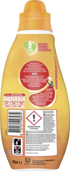 Robijn Specials Fleur & Fijn Vloeibaar Wasmiddel - 6 X 18 Wasbeurten - Voordeelverpakking -Schoonmaakmiddelen 494x1200 4