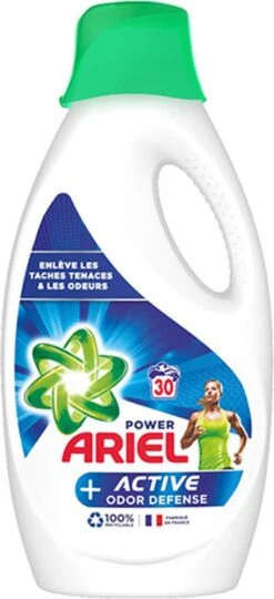 Ariel Power Active Odor Defense Vloeibaar Wasmiddel - 4 X 1.65 L (120 Wasbeurten) -Schoonmaakmiddelen 549x1200