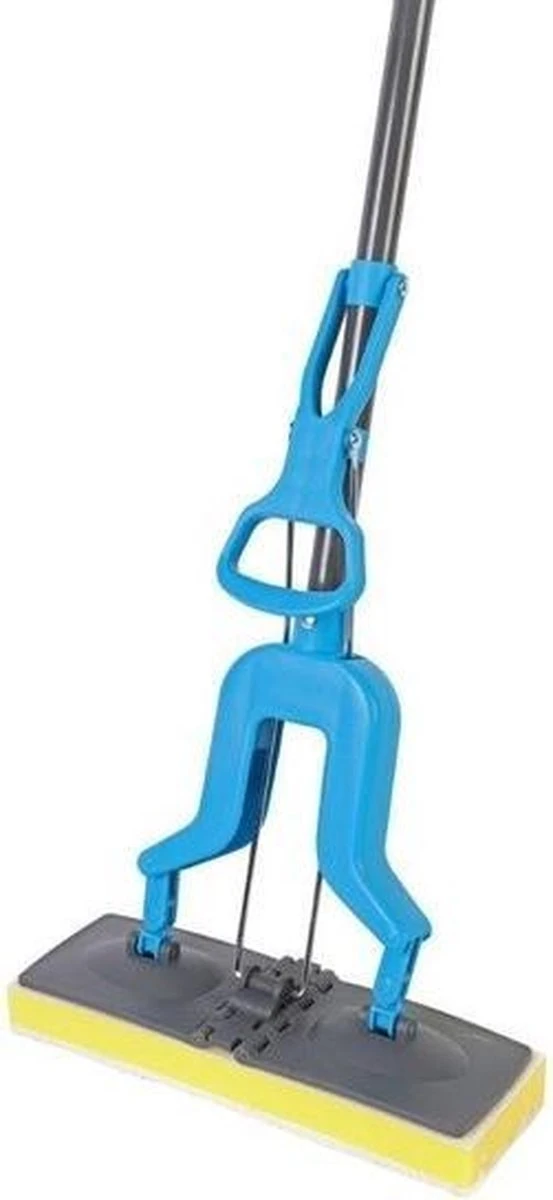 Merkloos Vloermop / Vloermopset 125 Cm - Inclusief Spons En Uitknijpfunctie 1 Merkloos Vloermop / Vloermopset 125 Cm - Inclusief Spons En Uitknijpfunctie
