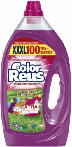 Schoonmaakmiddelen 46 2x Witte Reus Vloeibaar Wasmiddel Color Reus 5 Liter
