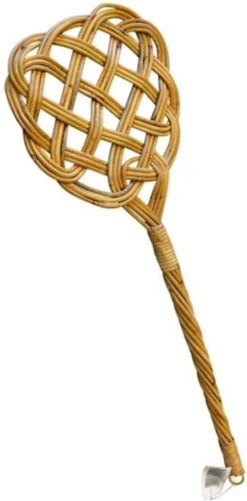 Merkloos Mattenklopper - Rotan 3-Slag