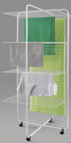 Tomado Metaltex - Droogtoren XL Nantes - 4 Verdiepingen - 50m - LDPE -Schoonmaakmiddelen 600x1200 3