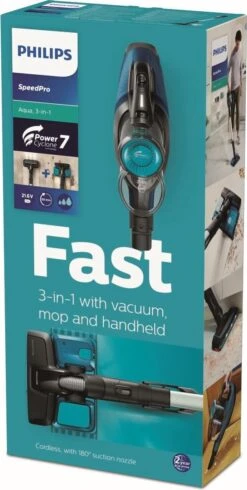 Philips SpeedPro Aqua FC6728/01- Steelstofzuiger - Met Dweilfunctie -Schoonmaakmiddelen 605x1200 1