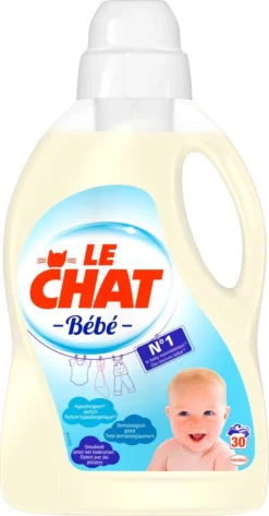 Le Chat Baby Gel - Vloeibaar Wasmiddel - 30 Wasbeurten -Schoonmaakmiddelen 626x1200