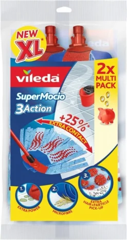 Vileda Vervanging SuperMocio 3 Action - Navulling Voor De Vileda SuperMocio - 2 Stuks 17 Vileda Vervanging SuperMocio 3 Action - Navulling Voor De Vileda SuperMocio - 2 Stuks -Schoonmaakmiddelen 635x1200 1