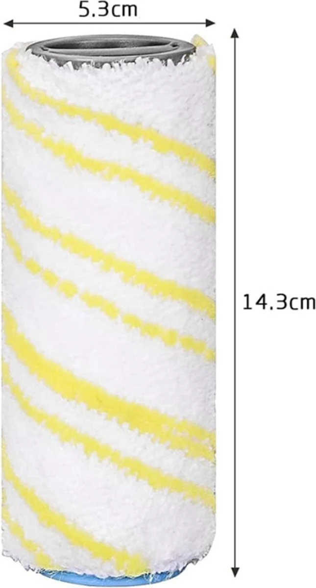 8x Roller Geel Compatible Met Karcher Floor Cleaner FC3 FC5 FC7 Cordless - Premium 20550060 2.055-006.0 Rollerset Vloerborstel Borstel Vervanging Onderdeel Set 3 8x Roller Geel Compatible Met Karcher Floor Cleaner FC3 FC5 FC7 Cordless - Premium 20550060 2.055-006.0 Rollerset Vloerborstel Borstel Vervanging Onderdeel Set - Afbeelding 3
