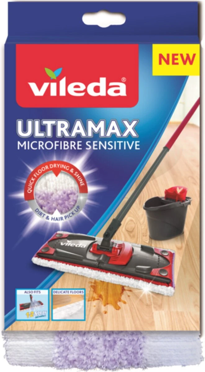 2x Vileda Ultramax Sensitive Vervanging 5 2x Vileda Ultramax Sensitive Vervanging - Afbeelding 5