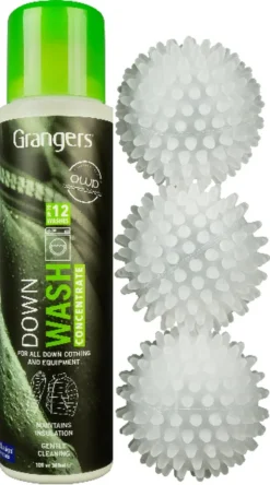 Granger's Grangers Down Wash Kit - Wasmiddel Dons - Donswassen -Schoonmaakmiddelen 668x1200