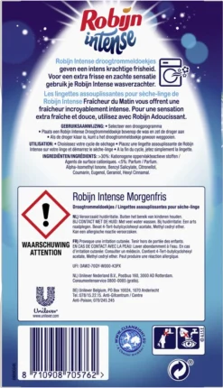 Robijn Droogtrommeldoekjes Intense 20 Stuks -Schoonmaakmiddelen 690x1200