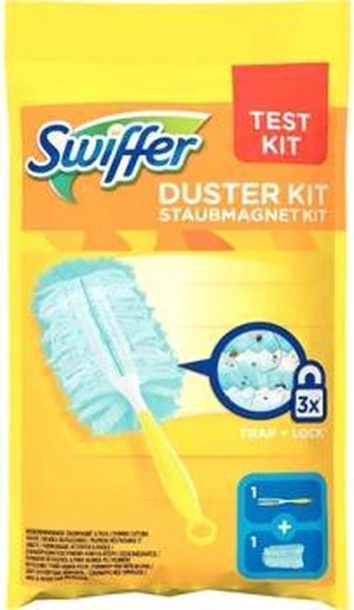 Swiffer Stof Magneet Starter Kit (handle + 1 Linnen) 2 Swiffer Stof Magneet Starter Kit (handle + 1 Linnen) - Afbeelding 2