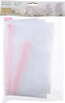 Merkloos Orange85 Waszakken 4 Stuks - 4 Maten - Lingerie - Bh - Schoenen - Schoenen -Schoonmaakmiddelen 756x1200