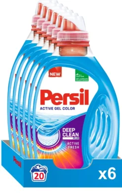 Persil® Persil Active Gel Color - Vloeibaar Wasmiddel - Voordeelverpakking - 6 X 20 Wasbeurten -Schoonmaakmiddelen 761x1200