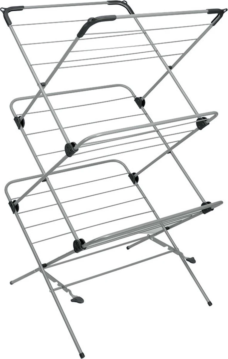 Tomado Metaltex - Concerto Droogrek - 14 Meter - Zilver - Met Haakjes Voor Kledinghangers 8 Tomado Metaltex - Concerto Droogrek - 14 Meter - Zilver - Met Haakjes Voor Kledinghangers - Afbeelding 8