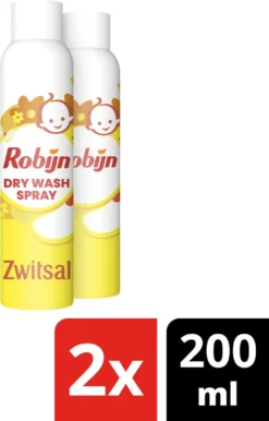 Robijn Dry Wash Spray Zwitsal - 2 X 200ml - Voordeelverpakking 9 Robijn Dry Wash Spray Zwitsal - 2 X 200ml - Voordeelverpakking -Schoonmaakmiddelen 767x1200