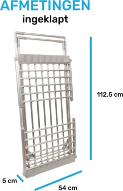 Silvergear® Elektrisch Droogrek Met Verwarming - Snel Drogend Wasrek Met 20 Verwarmde Buizen - 45 Graden - Kind- En Diervriendelijk -Schoonmaakmiddelen 773x1200 2