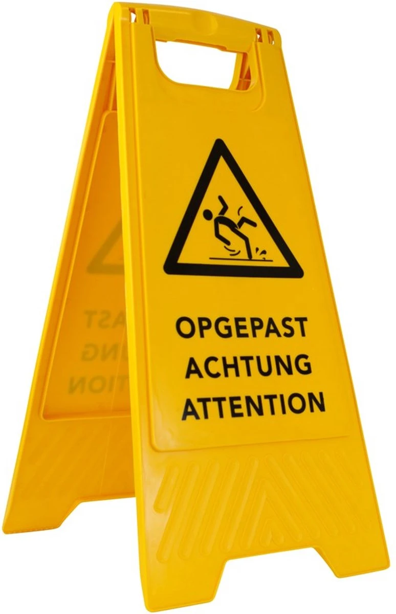Waarschuwingsbord Gladde Vloer 1 Waarschuwingsbord Gladde Vloer