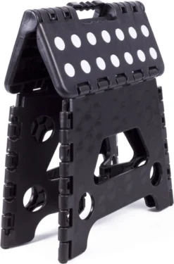 Opvouwbare Kruk - Keukentrap - Zwart -Schoonmaakmiddelen 791x1200