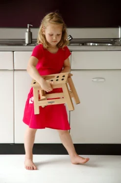 PUHLMANN - Inklapbare Kruk, JAMES, Hout, 23 Cm Hoog, Max 150 Kilo -Schoonmaakmiddelen 797x1200 4