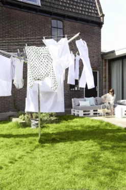 Brabantia Topspinner Droogmolen Met Bodemhuls - 40 M - Metallic Grey -Schoonmaakmiddelen 799x1200 31