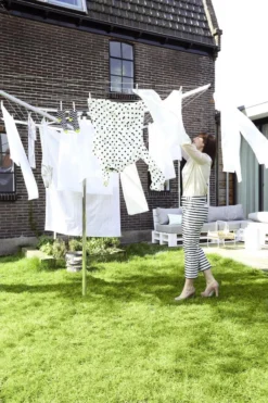 Brabantia Topspinner Droogmolen Met Bodemhuls - 40 M - Metallic Grey -Schoonmaakmiddelen 799x1200 34