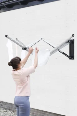 Brabantia WallFix Wanddroger - Met Beschermhoes - 24 M - Metallic Grey -Schoonmaakmiddelen 799x1200 45