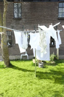 Brabantia Topspinner Droogmolen Met Grondanker - 40 M - Metallic Grey -Schoonmaakmiddelen 799x1200 59