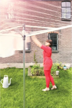 Brabantia Topspinner Droogmolen Met Grondanker - 40 M - Metallic Grey -Schoonmaakmiddelen 802x1200 5