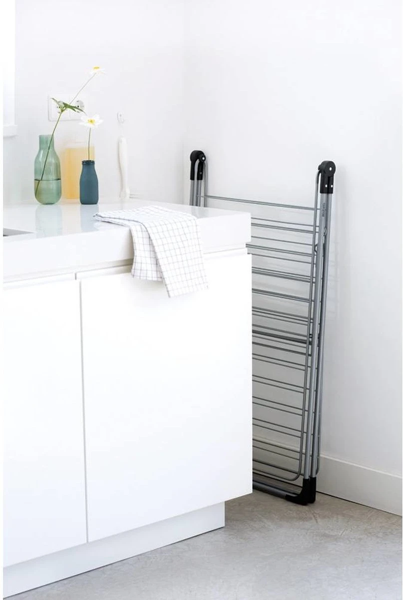 Brabantia Droogrek Inklapbaar T Model - 20 M - Metallic Grey 5 Brabantia Droogrek Inklapbaar T Model - 20 M - Metallic Grey - Afbeelding 5