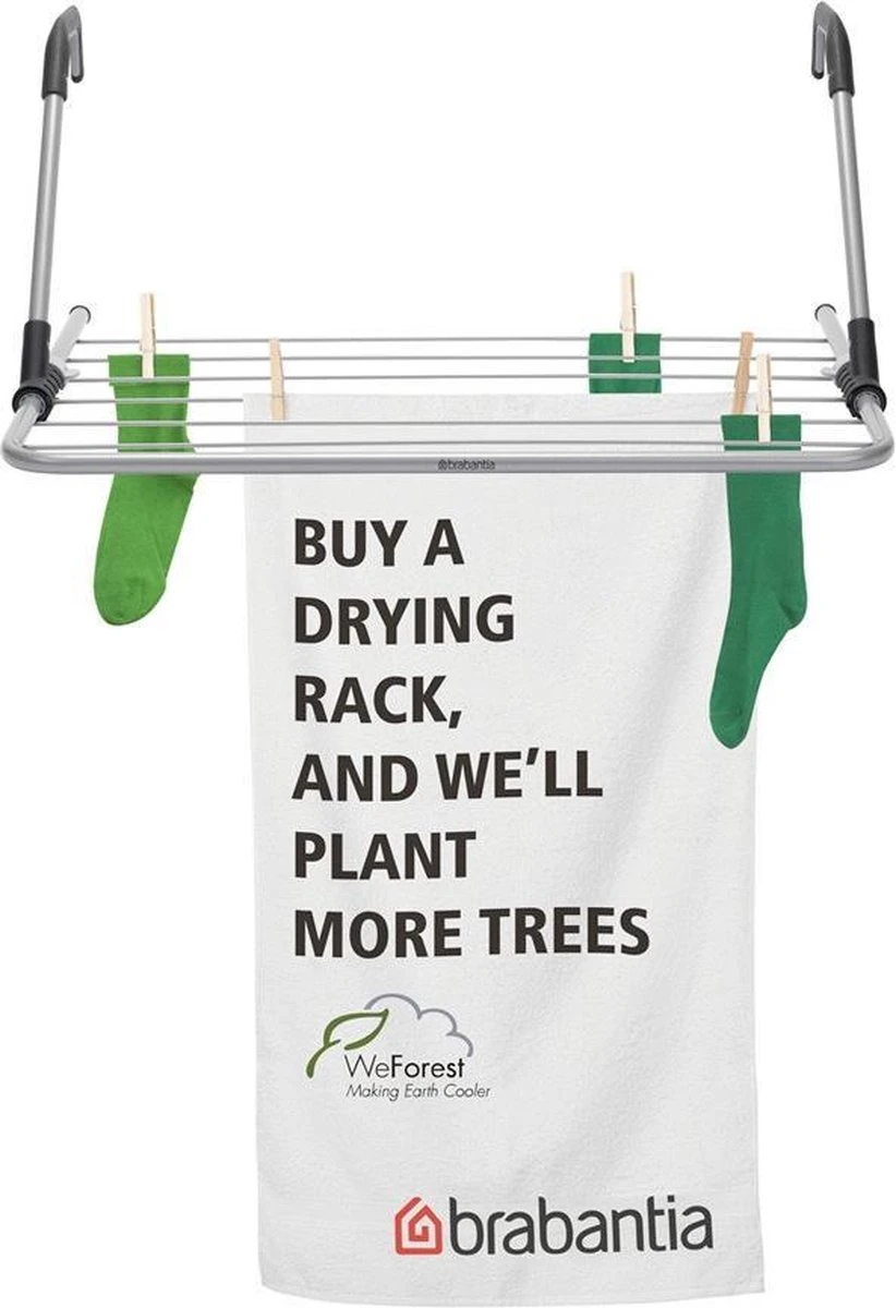 Brabantia Hangend Droogrek - 4.5 M - Metallic Grey 9 Brabantia Hangend Droogrek - 4.5 M - Metallic Grey - Afbeelding 9