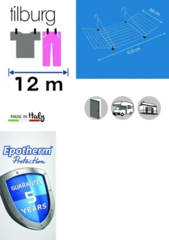 Tomado Tilburg Droogrek - 12m Drooglengte - Zilvergrijs -Schoonmaakmiddelen 848x1200 4