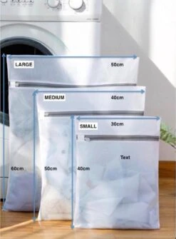 Merkloos Laundry Bag | Waszak | Set Van 4 Waszakken Met Rits | Transparant | Wasnet | Waszakjes | Vakantie Als Kledingsorteerder | Groot Formaat | Laken/schoenen/bh/ondergoed/kleding 9 Merkloos Laundry Bag | Waszak | Set Van 4 Waszakken Met Rits | Transparant | Wasnet | Waszakjes | Vakantie Als Kledingsorteerder | Groot Formaat | Laken/schoenen/bh/ondergoed/kleding -Schoonmaakmiddelen 886x1200 1