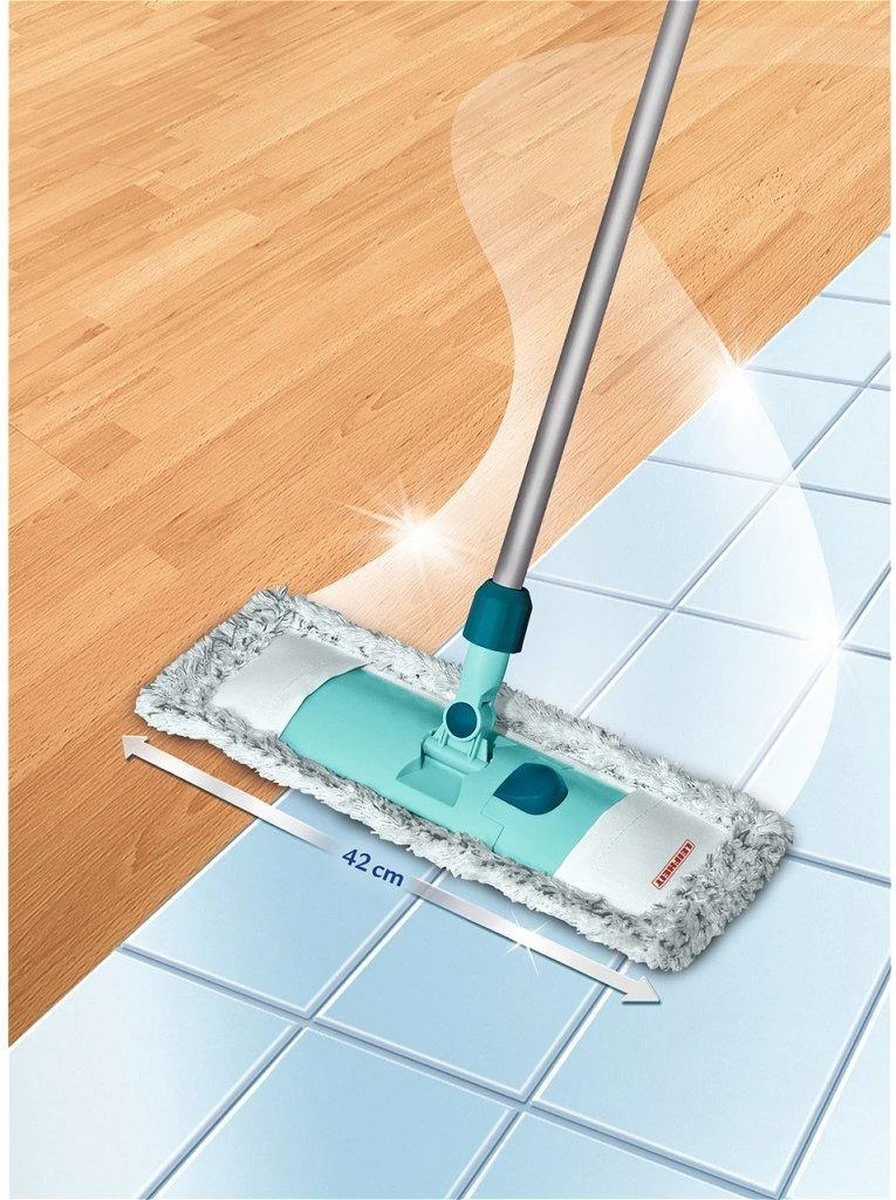 Leifheit 55210 Classic XL Vloerwisser Met Microfiber-Doek 42x75-130 Cm 2 Leifheit 55210 Classic XL Vloerwisser Met Microfiber-Doek 42x75-130 Cm - Afbeelding 2