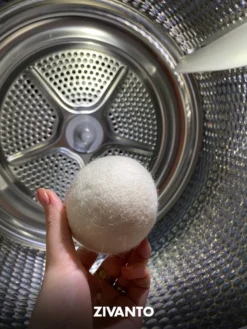 Drogerballen - Droogballen Voor Wasdrogers - Wasdrogerballen, Wasbollen & Wasballen - 100% Diervriendelijk, Duurzaam & Herbruikbaar - Duurzaam Cadeau - Energie Besparen - RWS Wol & Zero Waste - 6 Stuks Van Zivanto -Schoonmaakmiddelen 900x1200 4