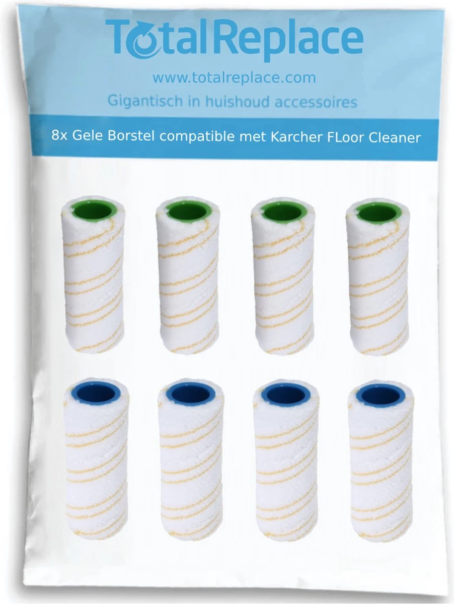 8x Roller Geel Compatible Met Karcher Floor Cleaner FC3 FC5 FC7 Cordless - Premium 20550060 2.055-006.0 Rollerset Vloerborstel Borstel Vervanging Onderdeel Set 4 8x Roller Geel Compatible Met Karcher Floor Cleaner FC3 FC5 FC7 Cordless - Premium 20550060 2.055-006.0 Rollerset Vloerborstel Borstel Vervanging Onderdeel Set - Afbeelding 4