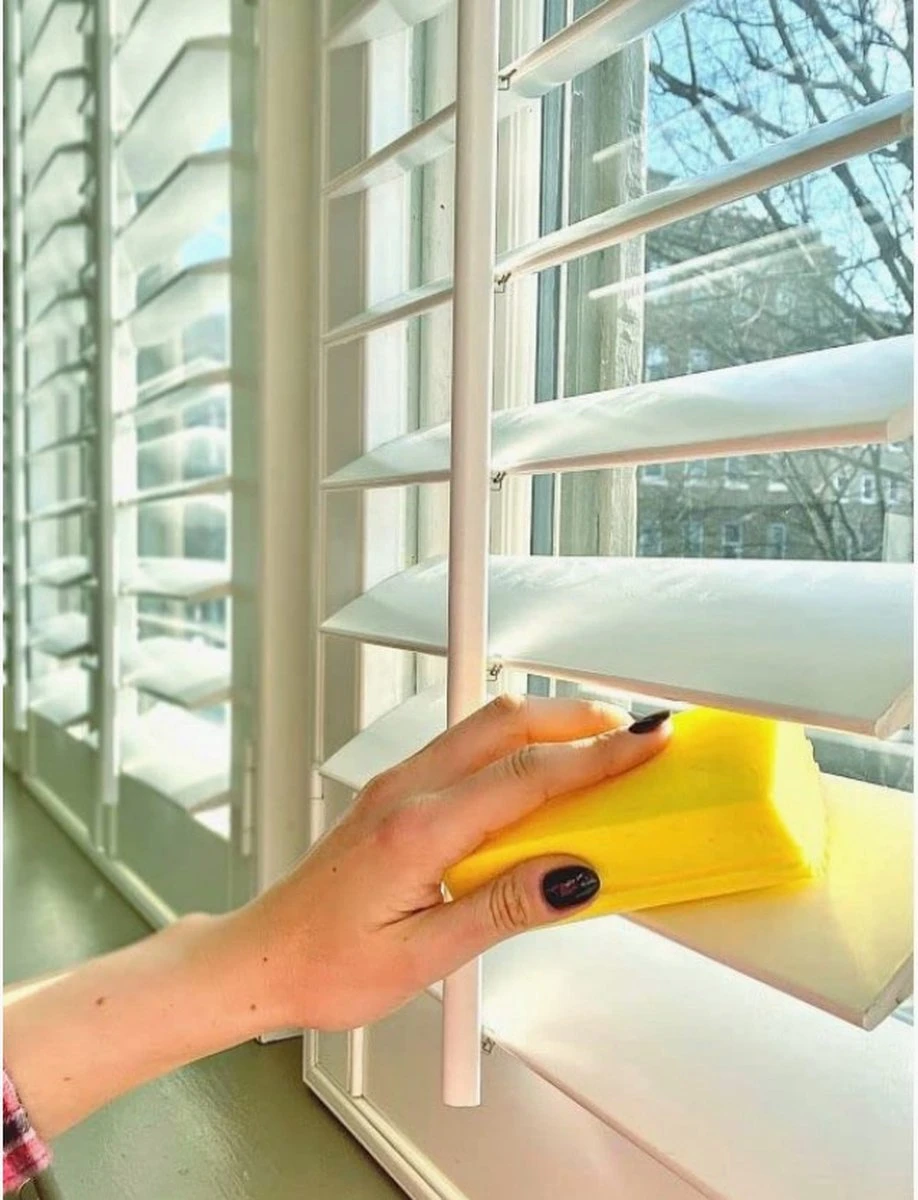 Scrub Daddy Damp Duster - Wonder Stoffer - Licht Blauw 2 Scrub Daddy Damp Duster - Wonder Stoffer - Licht Blauw - Afbeelding 2