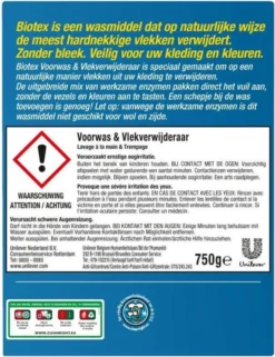 Biotex Waspoeder Voorwas & Waskrachtversterker - 750 Gram -Schoonmaakmiddelen 923x1200