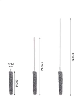 Plumeau/met Telescoopsteel/uitschuifbaar/microvezel Buigbare Borstelkop/9 X 126cm Max-lengte179cm 11 Plumeau/met Telescoopsteel/uitschuifbaar/microvezel Buigbare Borstelkop/9 X 126cm Max-lengte179cm -Schoonmaakmiddelen 930x1200 3