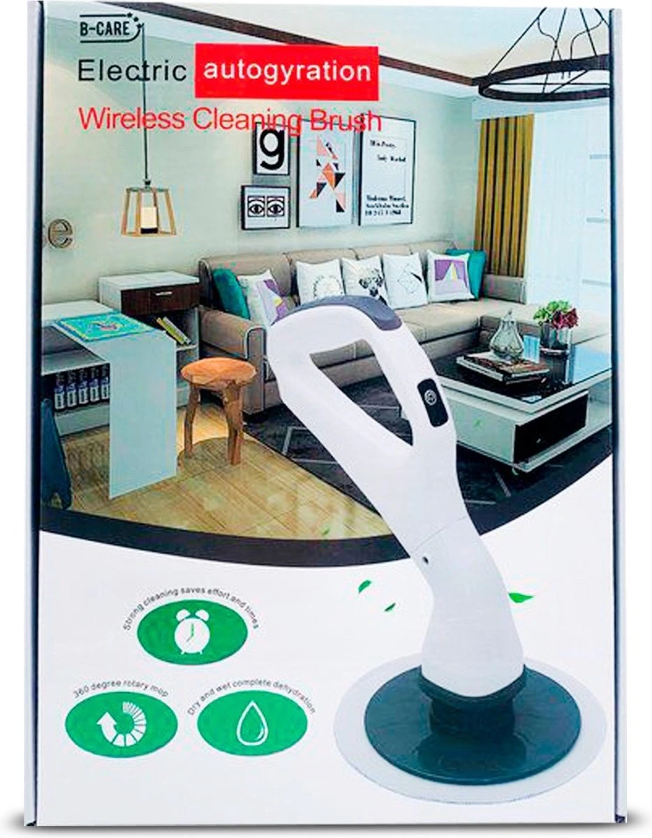 B-care Elektrische Schoonmaakborstel - 4 Opzetstukken - Wasborstel - Poetsmachine - Schrobborstel - Handborstel - Werkborstel - Schrobber - Boorborstel - Schoonmaakmiddelen - Reinigingsborstel 9 B-care Elektrische Schoonmaakborstel - 4 Opzetstukken - Wasborstel - Poetsmachine - Schrobborstel - Handborstel - Werkborstel - Schrobber - Boorborstel - Schoonmaakmiddelen - Reinigingsborstel - Afbeelding 9