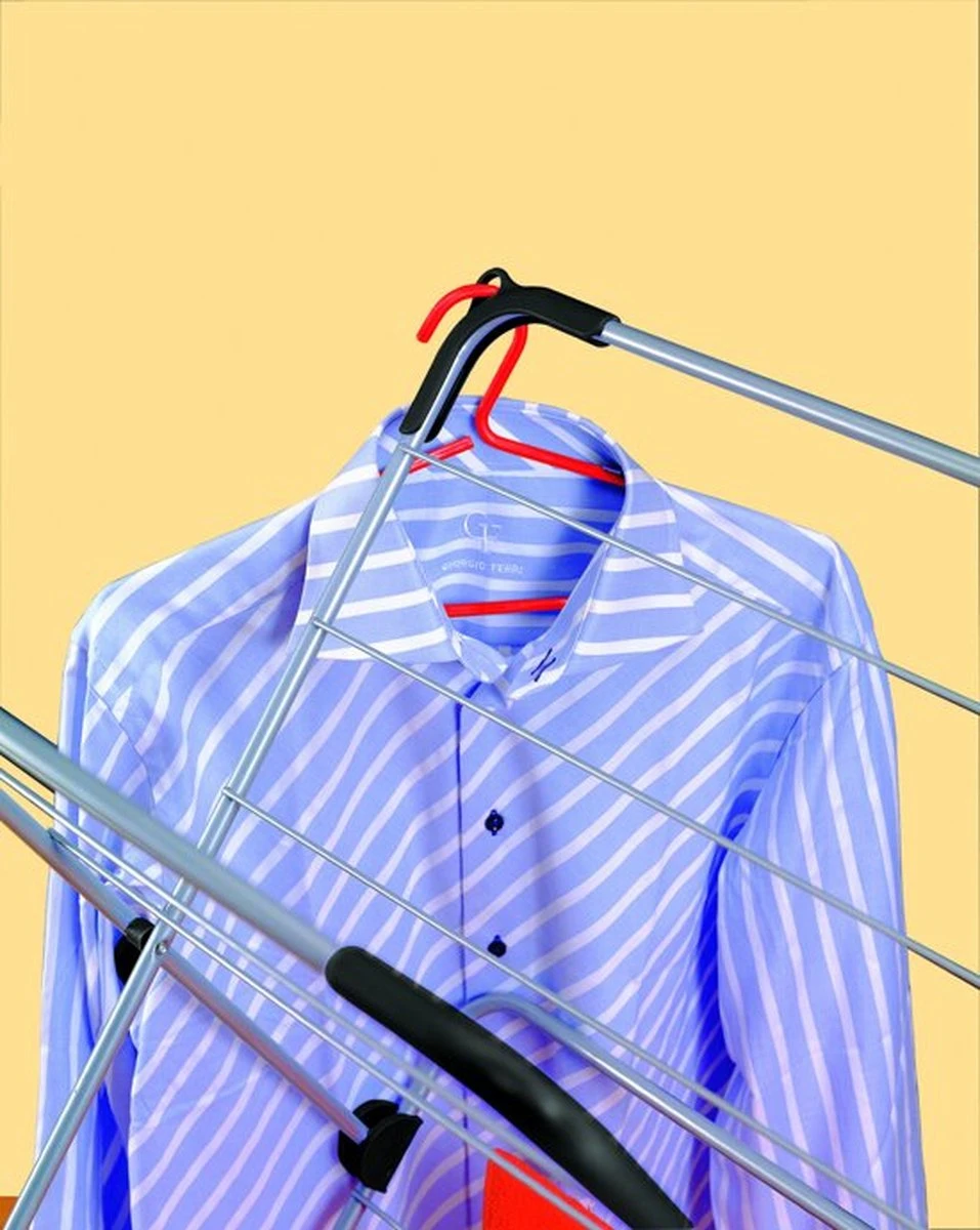 Tomado Metaltex - Concerto Droogrek - 14 Meter - Zilver - Met Haakjes Voor Kledinghangers 3 Tomado Metaltex - Concerto Droogrek - 14 Meter - Zilver - Met Haakjes Voor Kledinghangers - Afbeelding 3