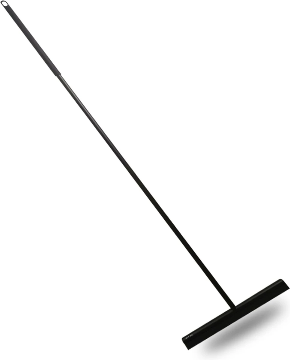 WITTS Luxe Douchewisser - Roestvrij - Vloertrekker Met Steel - Zwart - Vloerwisser Badkamer 1 WITTS Luxe Douchewisser - Roestvrij - Vloertrekker Met Steel - Zwart - Vloerwisser Badkamer