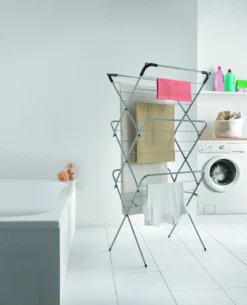 Tomado Metaltex - Concerto Droogrek - 14 Meter - Zilver - Met Haakjes Voor Kledinghangers 13 Tomado Metaltex - Concerto Droogrek - 14 Meter - Zilver - Met Haakjes Voor Kledinghangers -Schoonmaakmiddelen 972x1200 1