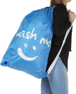 Wonair - Grote Waszak - 60x90cm - Hemelsblauw - Met Trekkoord En Draagband 17 Wonair - Grote Waszak - 60x90cm - Hemelsblauw - Met Trekkoord En Draagband -Schoonmaakmiddelen 972x1200