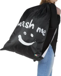 Wonair - Waszak Groot - 60x90cm - Zwart - Met Trekkoord En Draagband 17 Wonair - Waszak Groot - 60x90cm - Zwart - Met Trekkoord En Draagband -Schoonmaakmiddelen 974x1200